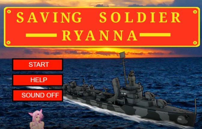 Saving Soldier Ryanna Game Cover