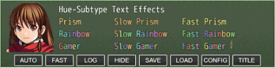 Animated Message Text Effects plugin for RPG Maker MZ Image