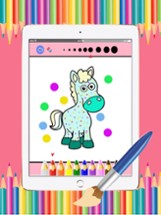 Dog art pad : Learn to paint and draw animal coloring pages printable for kids free Image