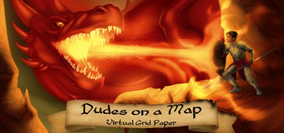 Dudes on a Map: Virtual Grid Paper Image