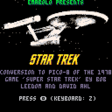 Star Trek PICO-8 Game Cover