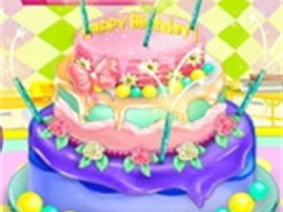 Little Girl Birthday Cake Game Cover