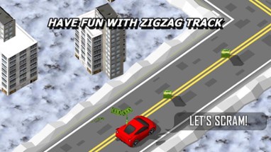 3D Zig-Zag Stunt Cars -  Fast lane with Highway Traffic Racer Image