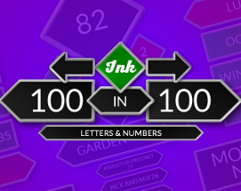 Ink 100 in 100: Letters and Numbers Image