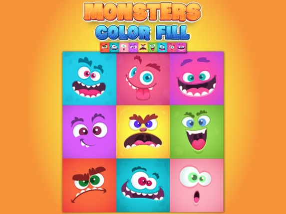 Monsters Color Fill Game Cover