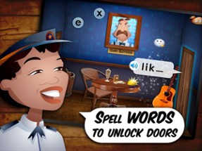 Mystery Word Town Spelling Image