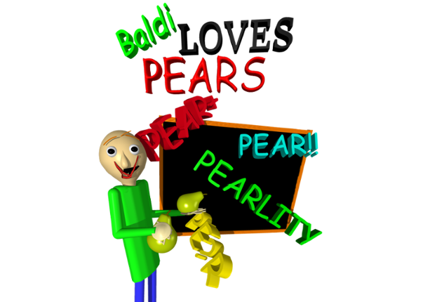 Baldi Loves Pears (Sequel Of Baldi's On A Wheelthing) Game Cover