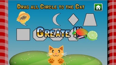 QCat - toddler shape educational game (free) Image