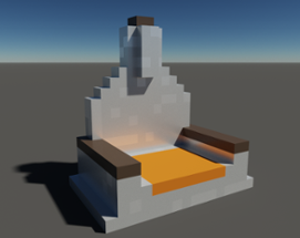 Voxel Throne Generator Image