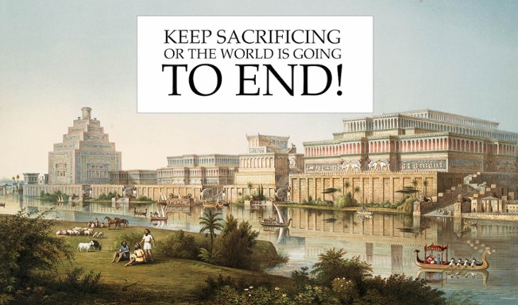 KEEP SACRIFICING OR THE WORLD IS GOING TO END! Game Cover