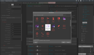 Parabolic Tween Plugin for Construct 3 Image