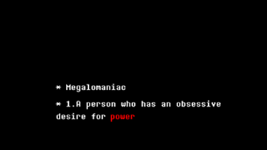 Megalomaniac Sans Fight Image