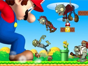 Super Mario Shooting Zombie Image