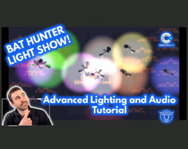 Bat Hunter Light Show! Advanced Lighting and Audio Construct 3 Tutorial Image
