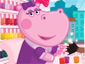Hippo Manicure Salon Game Image