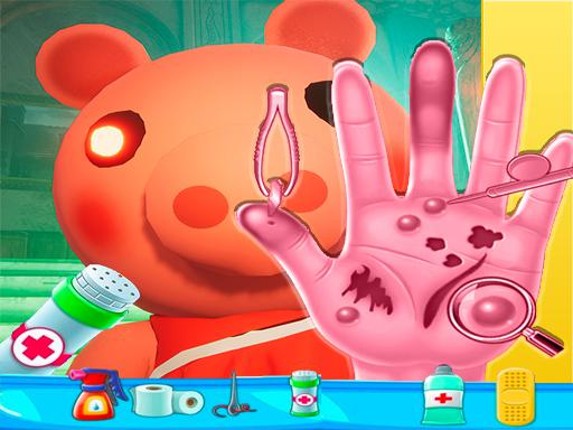 Piggy Hand Doctor Fun Games for Girls Online Game Cover