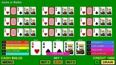 Ten Play Video Poker Image