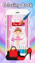 Girl Dress Up Coloring Book: fun with these coloring pages games free for kids Image