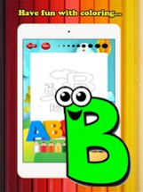ABC Coloring Book for children age 1-10 (Alphabet Upper): Drawing &amp; Coloring page games free for learning skill Image