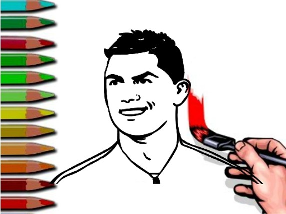 Ronaldo Coloring Book Game Cover