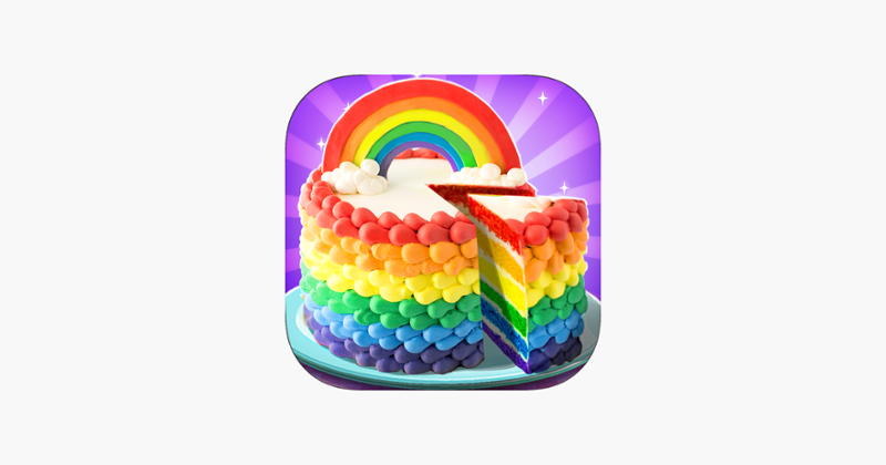 Rainbow Unicorn Cake Maker Game Cover