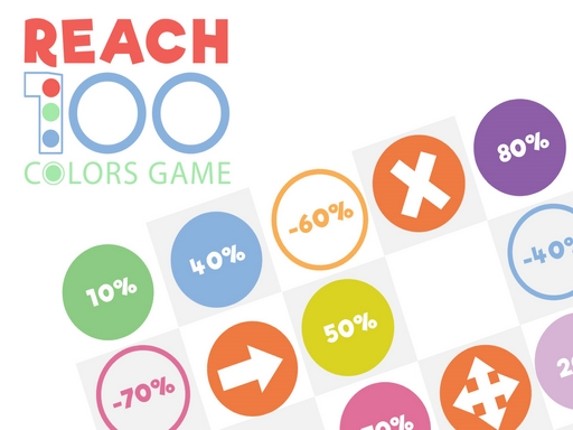 Reach 100 : Colors Game Game Cover