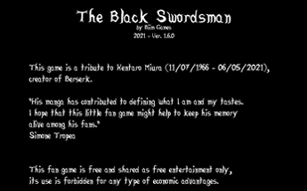 The Black Swordsman Image