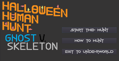 Halloween Human Hunt: Ghost vs. Skeleton Image