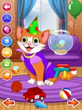 Kitten Adventure - Kids Pet Makeover Spa Games Image