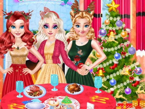 Princess Perfect Christmas Party Prep Game Cover
