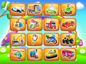 Cars and vehicles puzzle Image