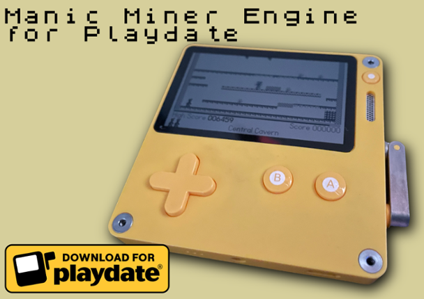Manic Miner Engine for Playdate Game Cover