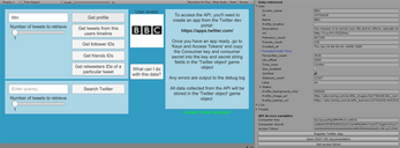 Twitter REST API tools for Unity Image