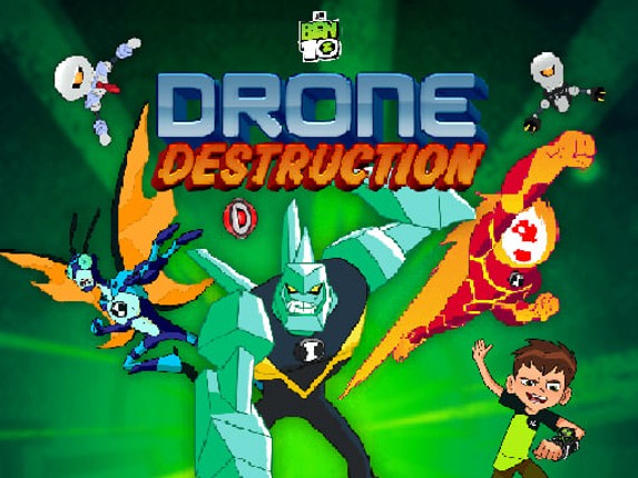 Ben 10 Drone Destruction Game Cover