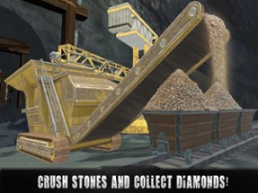 Diamond Mine excavator 3D : Construction Quarry Haul Truck Driver Image