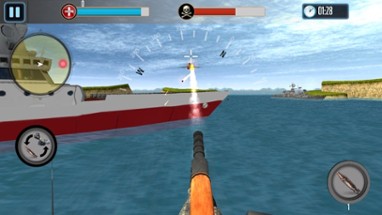 Navy Gunner Shoot War 3D Image