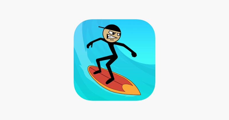 Stickman Surfer Game Cover