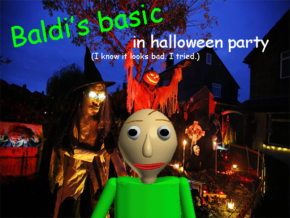 Baldi's basic in halloween party Game Cover