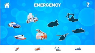 Tap Trucks and Things That Go Shape Puzzles Lite Image