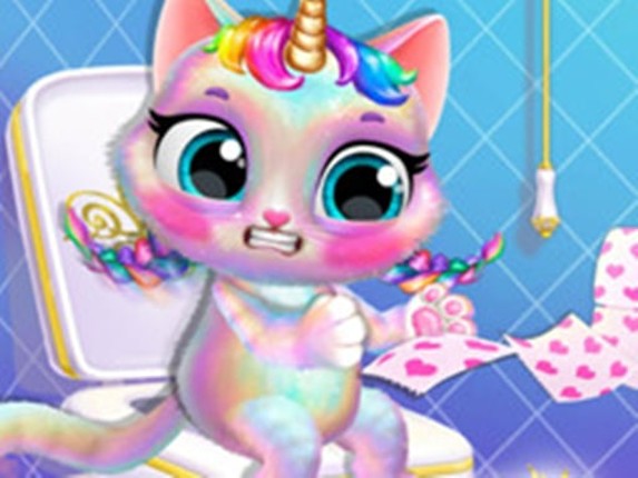 Twinkle My Unicorn Cat Princess Caring Game Cover