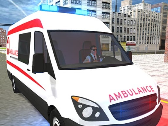 AMBULANCE DRIVING SIMULATOR Game Cover