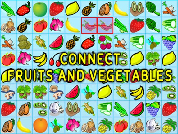 Connect: Fruits and Vegetables Game Cover