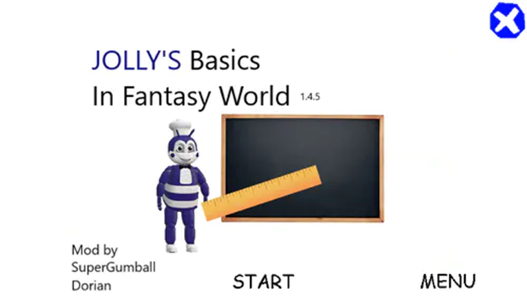 Jolly's Basics in Fantasy world (A Baldi's Basics Mod) Game Cover