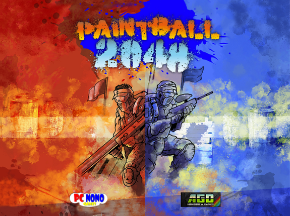 PAINTBALL-2048 ZX Spectrum 48/128K Game Cover