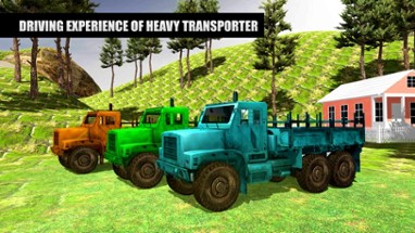 Extreme Off Road Cargo Truck Driver 3D Image