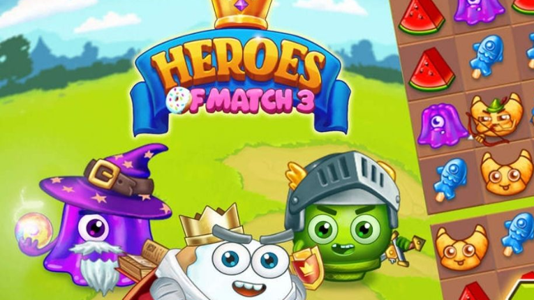 Heroes of Match 3 Game Cover