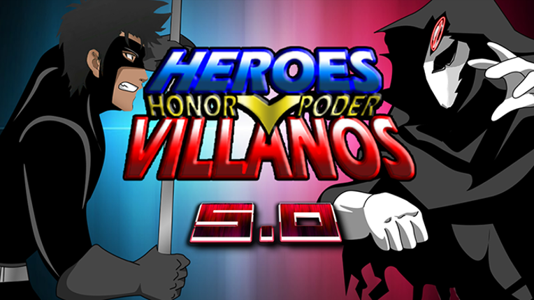 HÉROES Y VILLANOS Game Cover