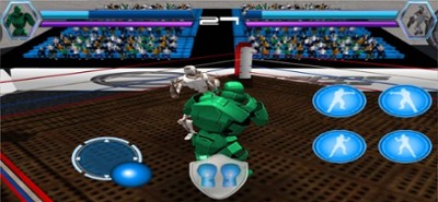 Robot Virtual Boxing 3D Image