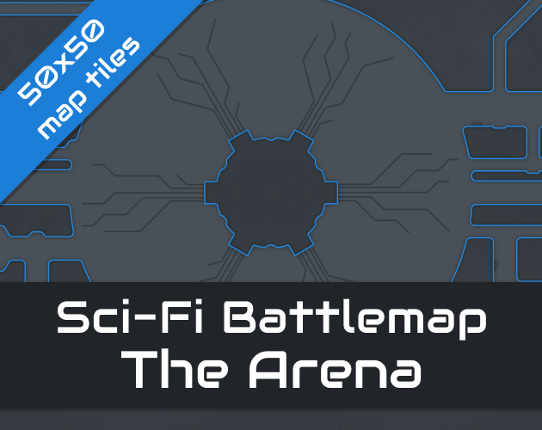 Sci-Fi Battlemap - The Arena (VTT) Game Cover