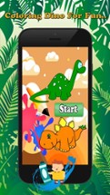 Cute Dino Paint and Coloring Book Learning Skill - Fun Games Free For Kids Image